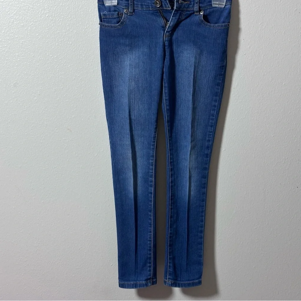 Children’s Place Kids Girls Streetwear Denim Blue Skinny Jeans size 8 .‎